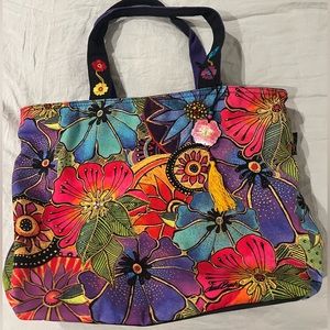 Laurel Burch Large Canvas Tote